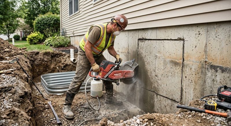 Basement Wall Cutting in Corpus Christi, TX