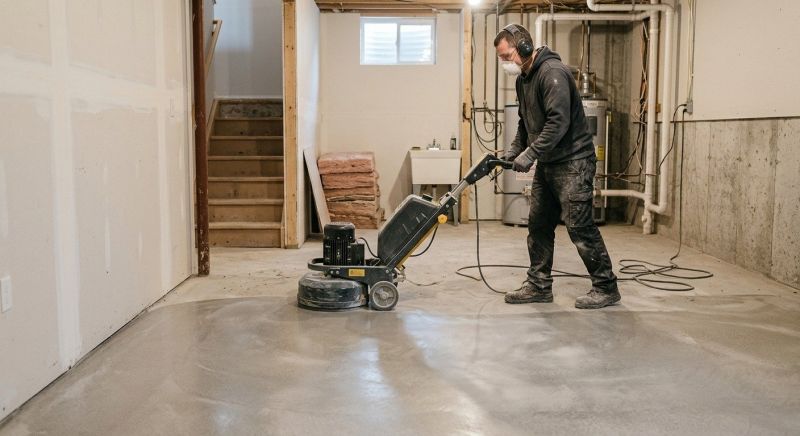 Concrete Basement Polishing in Louisville, KY